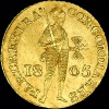 Аверс  монеты Дукат 1805 года