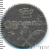 Аверс  монеты Двойной абаз 1821 года