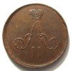 Аверс  монеты Денежка 1859 года