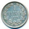 Аверс  монеты 1 марка 1872 года