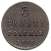 Реверс монеты 3 гроша 1828 года
