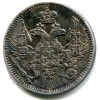 Аверс  монеты 5 копеек 1845 года
