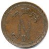 Аверс  монеты 10 пенни 1895 года