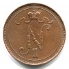 Аверс  монеты 10 пенни 1907 года