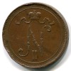 Аверс  монеты 10 пенни 1911 года