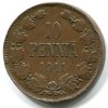 Реверс монеты 10 пенни 1911 года