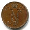 Аверс  монеты 1 пенни 1906 года