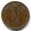 Аверс  монеты 1 пенни 1907 года