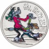 Цветная монета 25 рублей «Ну погоди»